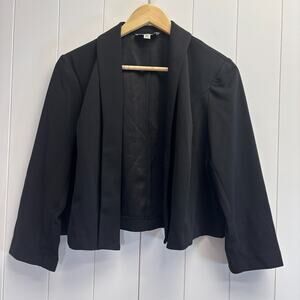 Shelby & Palmer Womens Corpcore Career Open Black Blazer Size XL Minimalist Chic